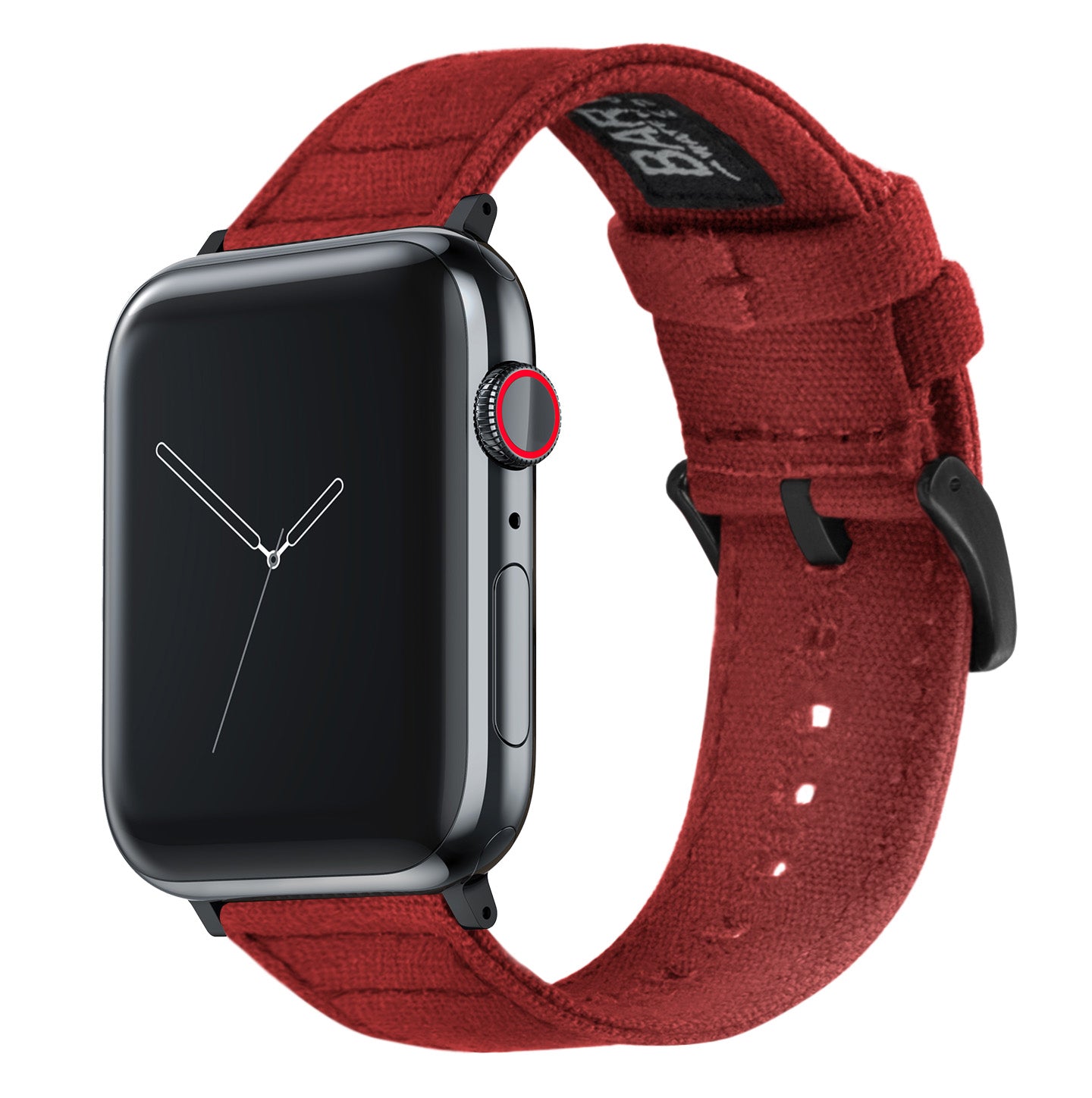 Apple Watch | Crimson Red Canvas - Barton Watch Bands
