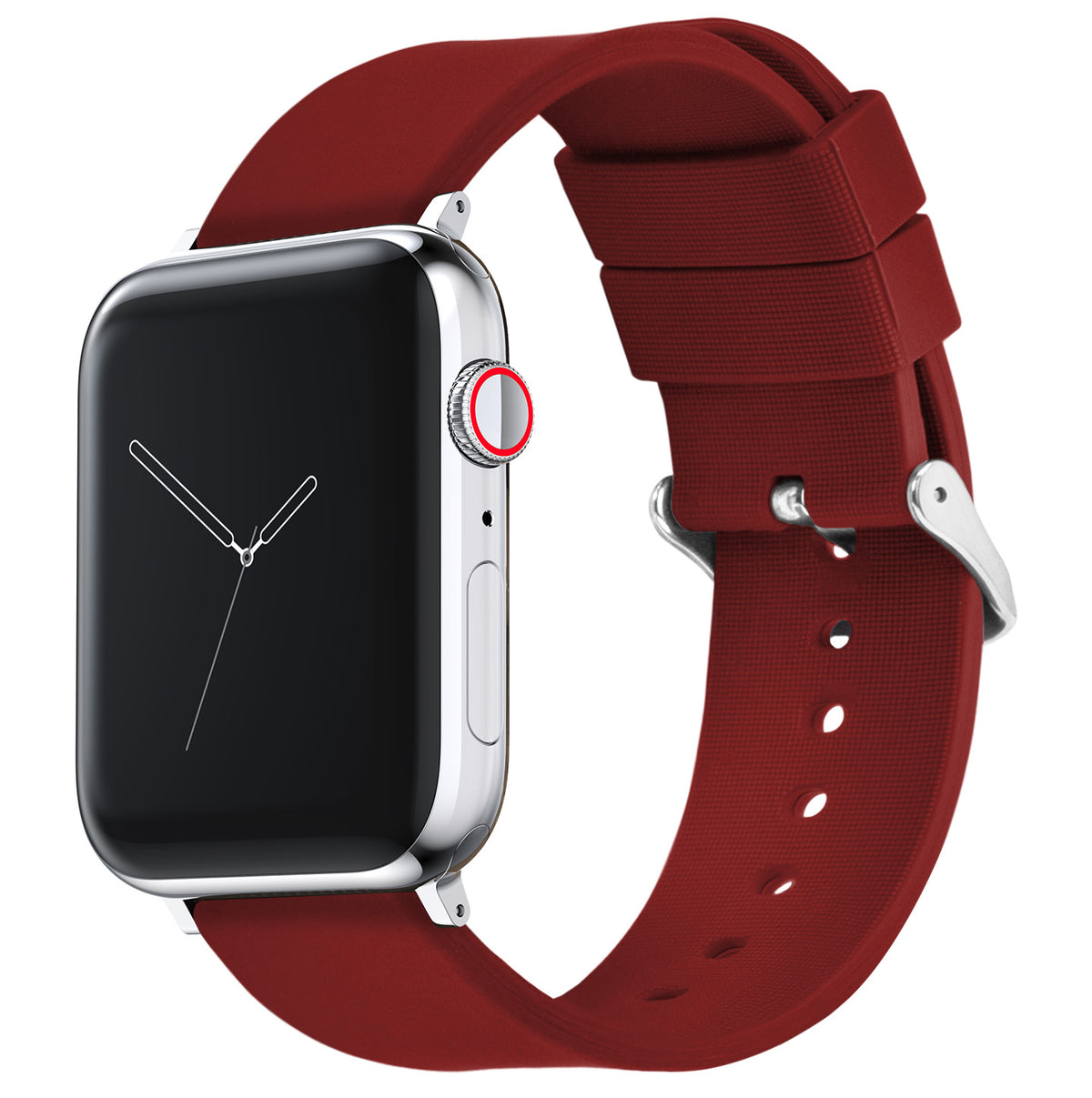 Apple Silicone Crimson Band