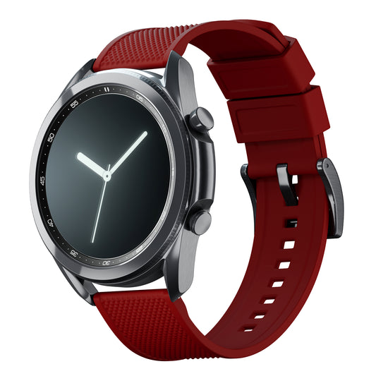 Samsung Galaxy Watch3 | Elite Silicone | Crimson Red - Barton Watch Bands