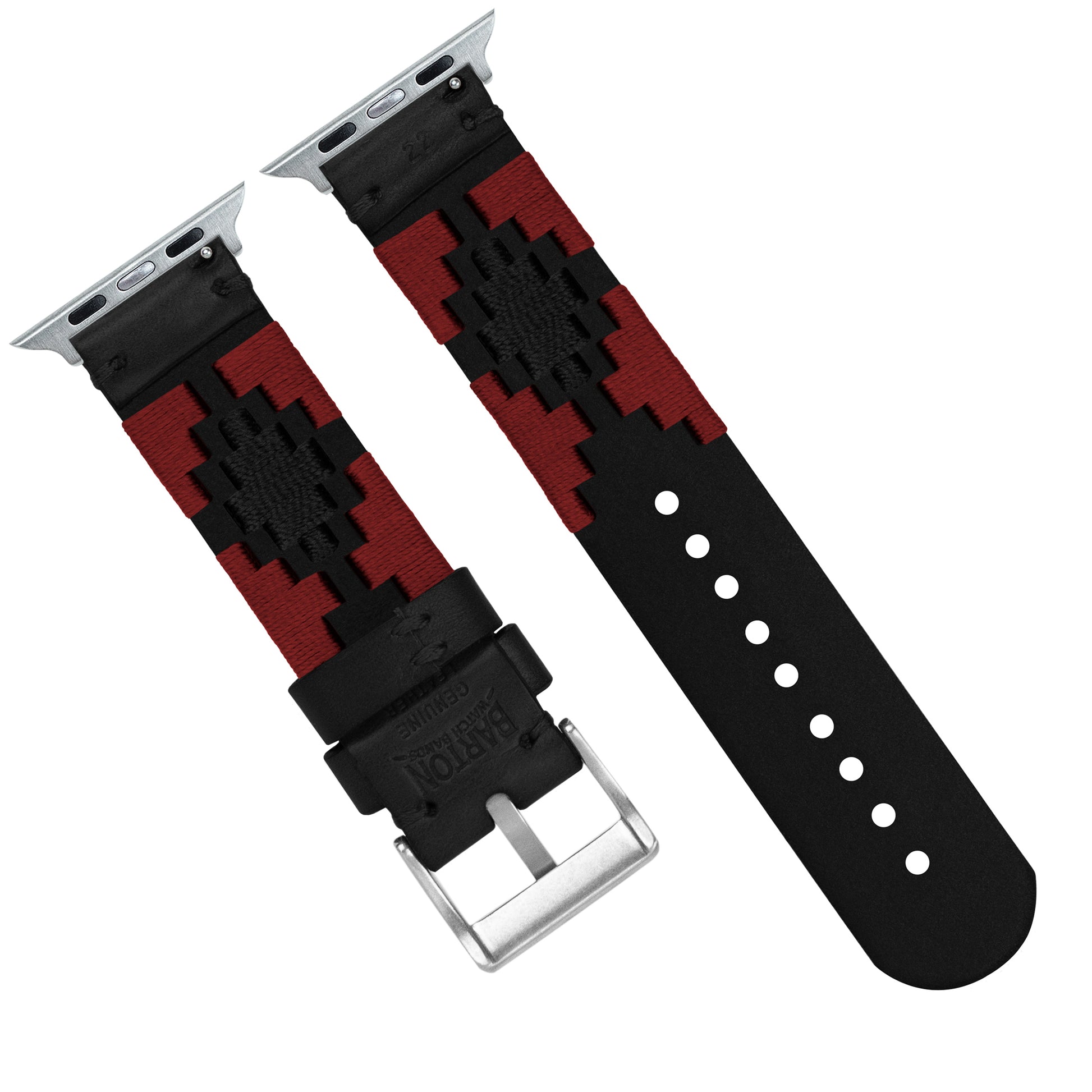 Apple Watch | Gaucho | Crimson & Black - Barton Watch Bands