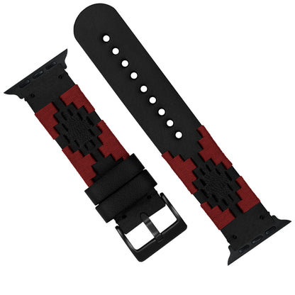 Apple Watch | Gaucho | Crimson & Black - Barton Watch Bands