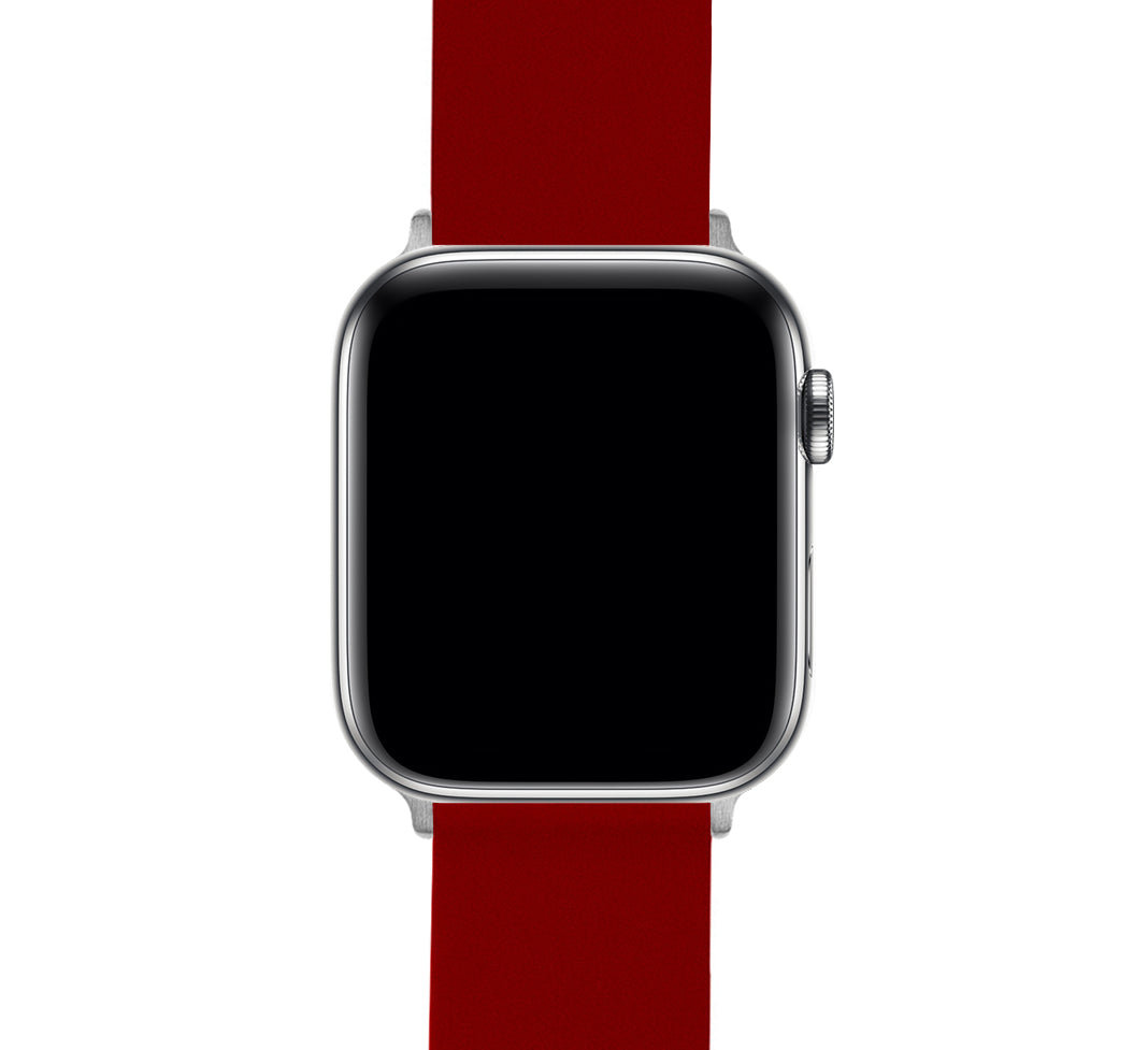 Apple Watch | Silicone | Crimson Red - Barton Watch Bands