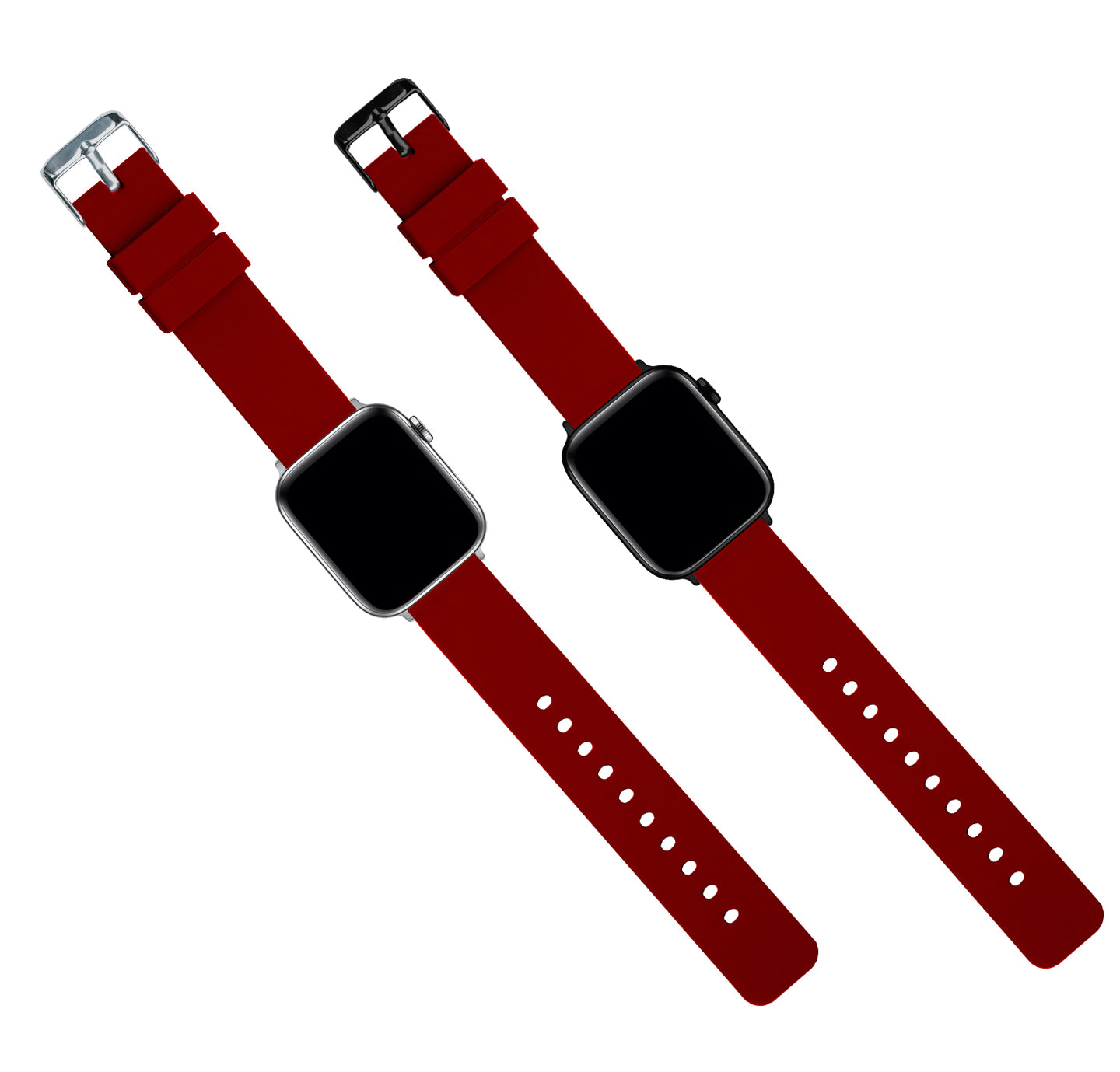 Red Louisville Cardinals Logo Silicone Apple Watch Band