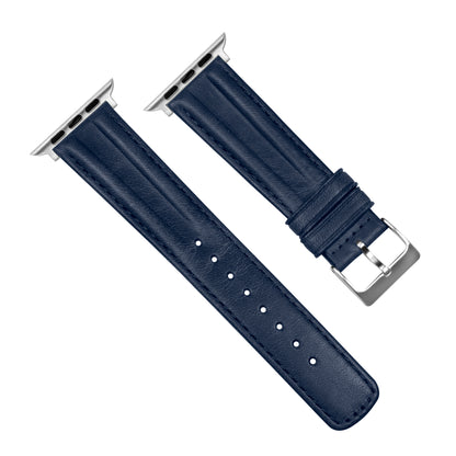 Apple Watch Navy Blue Classic Horween Leather Watch Band