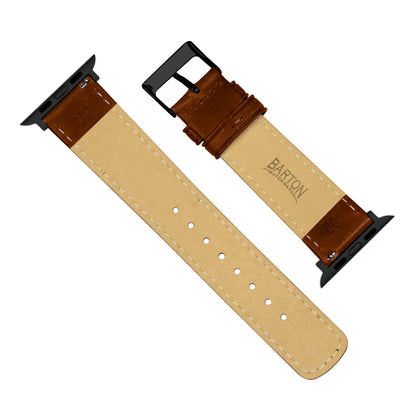 Apple Watch Chocolate Brown Classic Horween Leather Watch Band