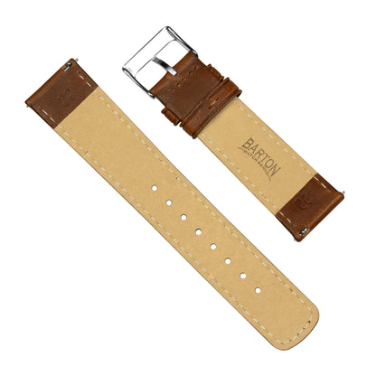 Chocolate Brown Classic Horween Leather Watch Band