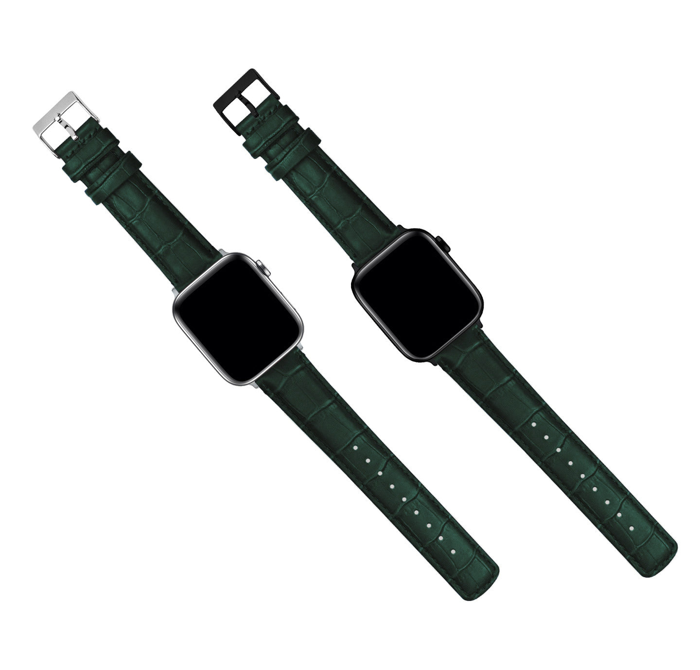 Apple Watch | Forest Green Alligator Grain Leather - Barton Watch Bands