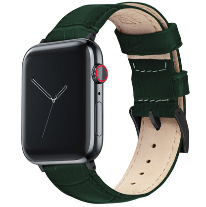 Apple Watch | Forest Green Alligator Grain Leather - Barton Watch Bands