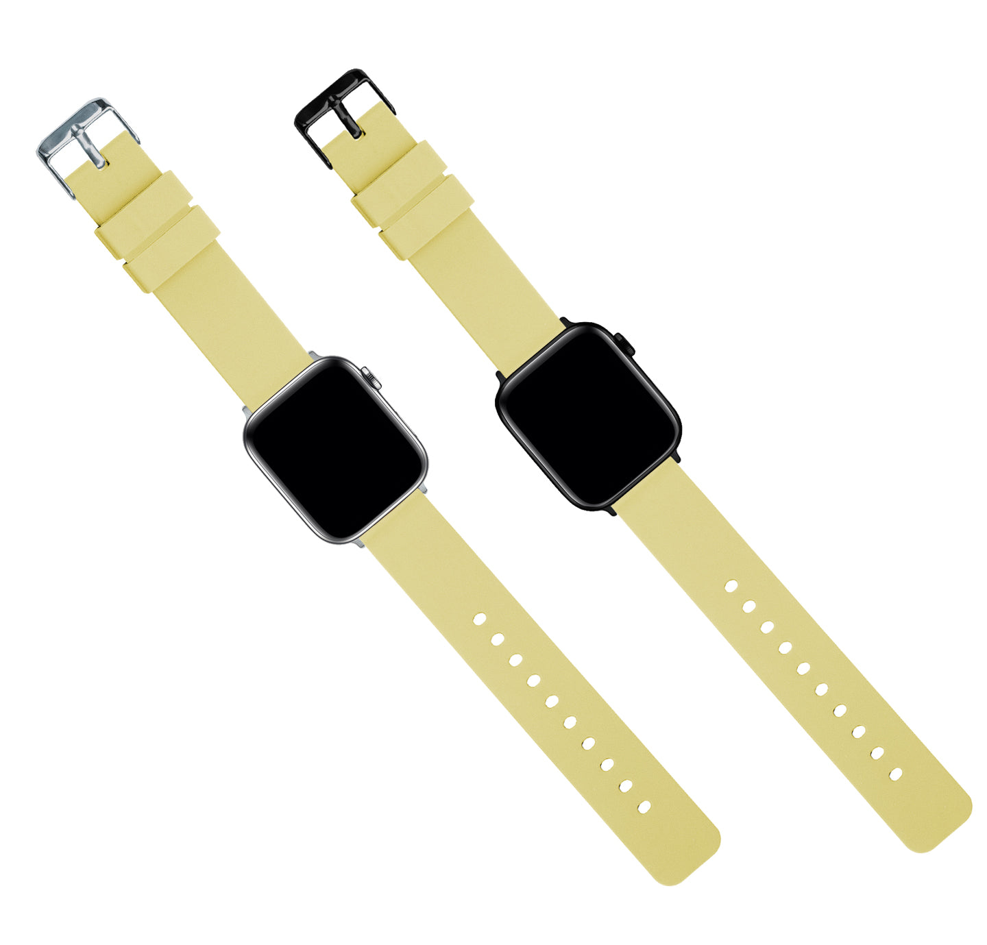 Light Yellow Apple Watch Band Apple Watch Silicone Strap