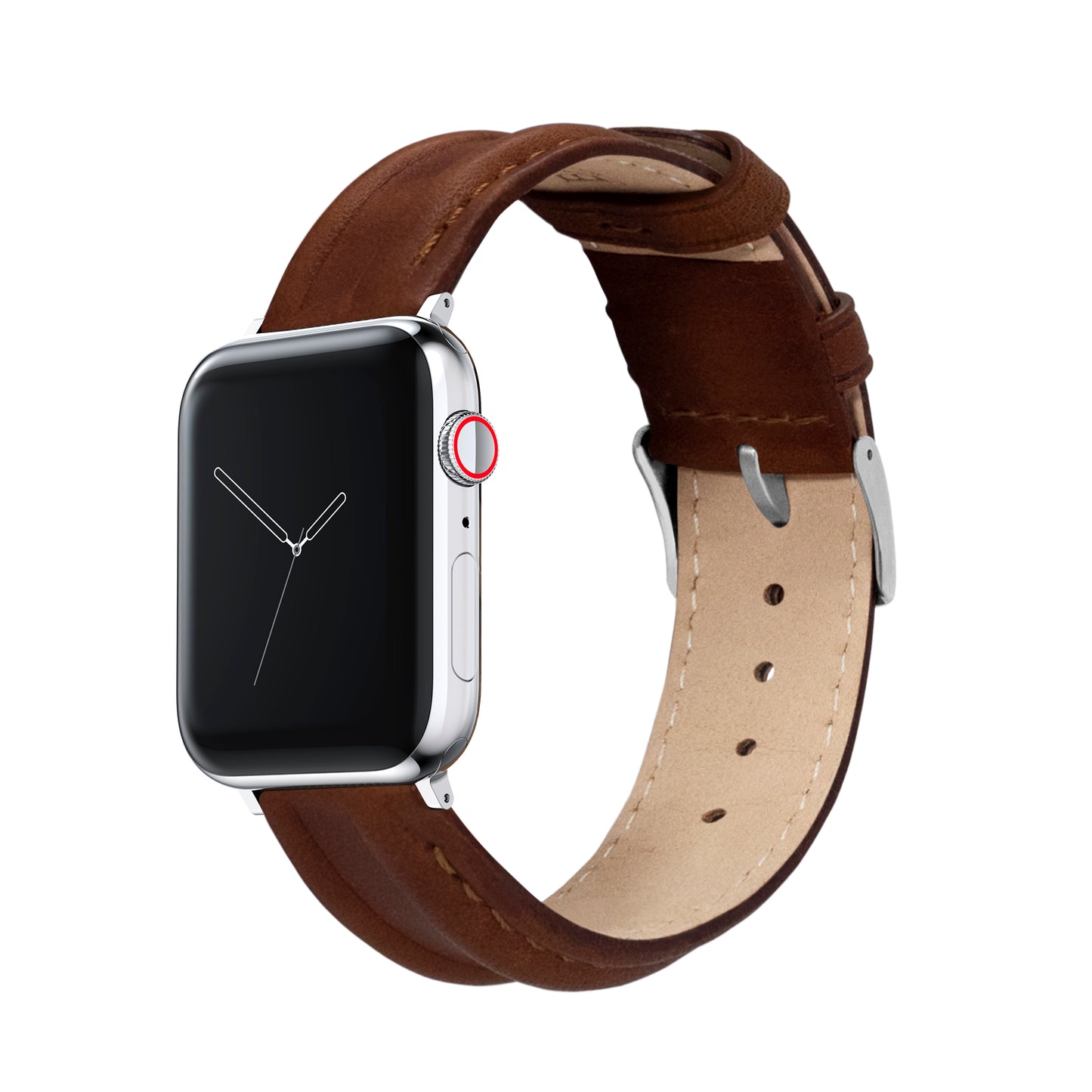 Apple Watch Chocolate Brown Classic Horween Leather Watch Band