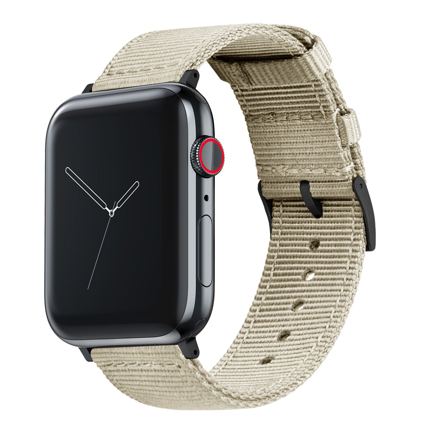 Apple Watch | Two-piece NATO Style | Khaki Tan - Barton Watch Bands