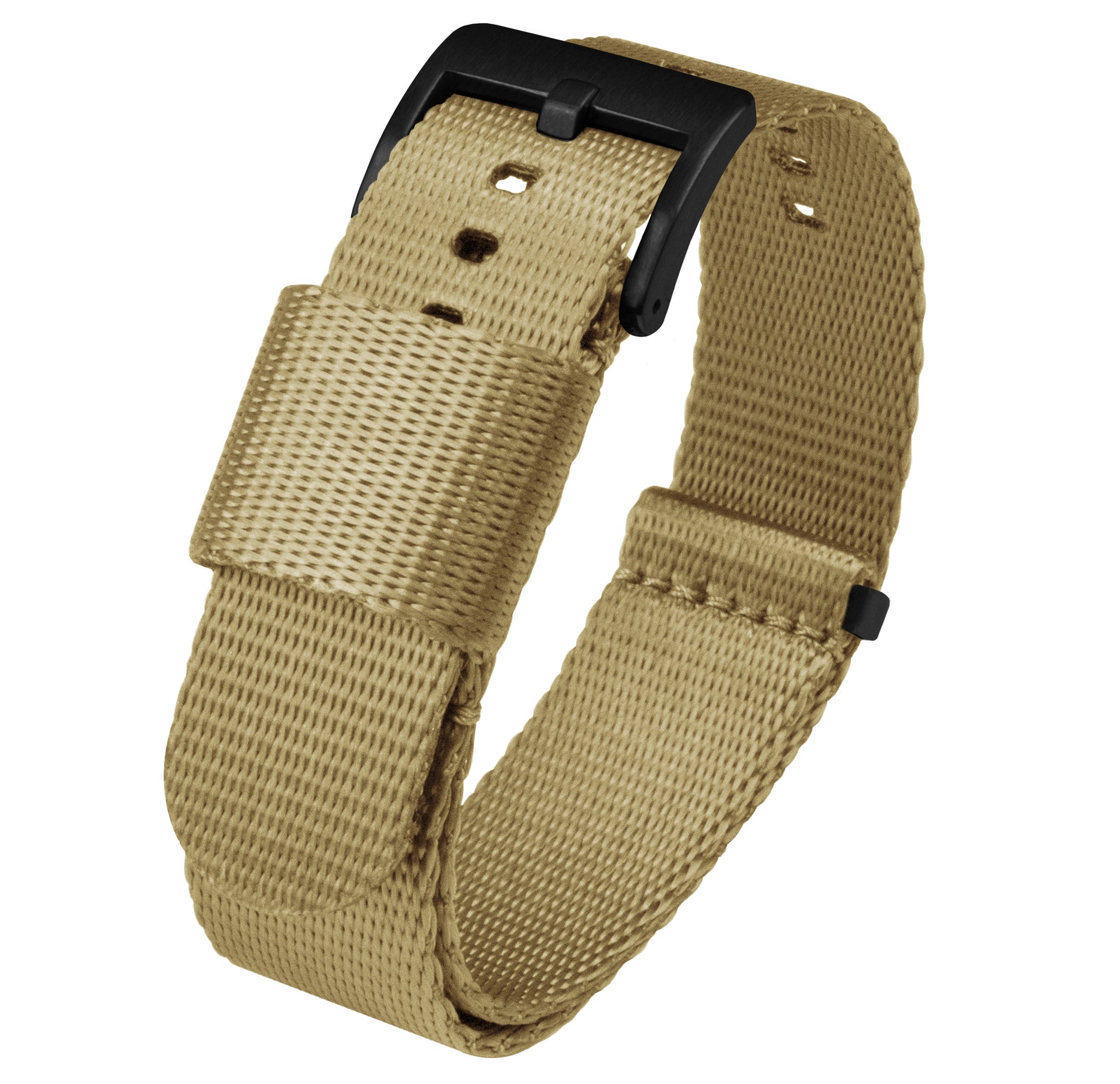 Khaki Tan | Elite Nylon NATO Style - Barton Watch Bands