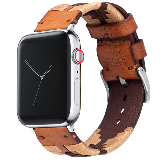 Apple Watch | Gaucho | Khaki & Brown - Barton Watch Bands