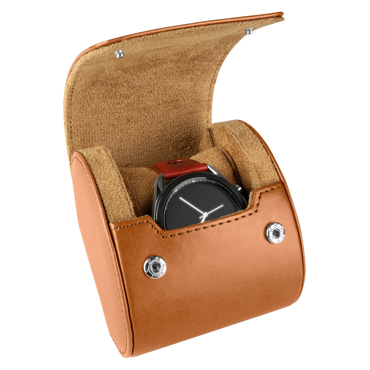 Recycled Leather Single Watch Roll