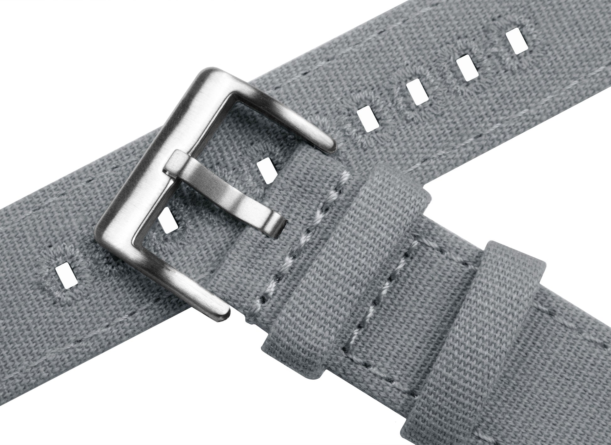 Cool Grey | Crafted Canvas - Barton Watch Bands