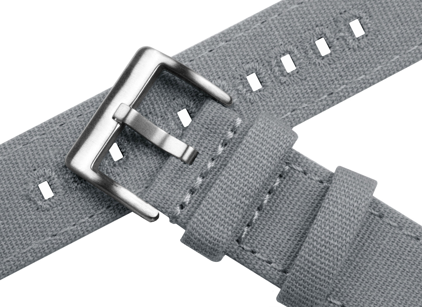 Zenwatch & Zenwatch 2 | Cool Grey Canvas - Barton Watch Bands
