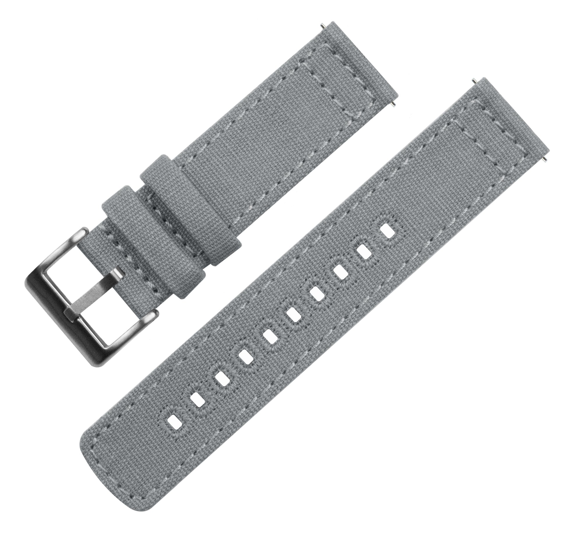 Cool Grey | Crafted Canvas - Barton Watch Bands