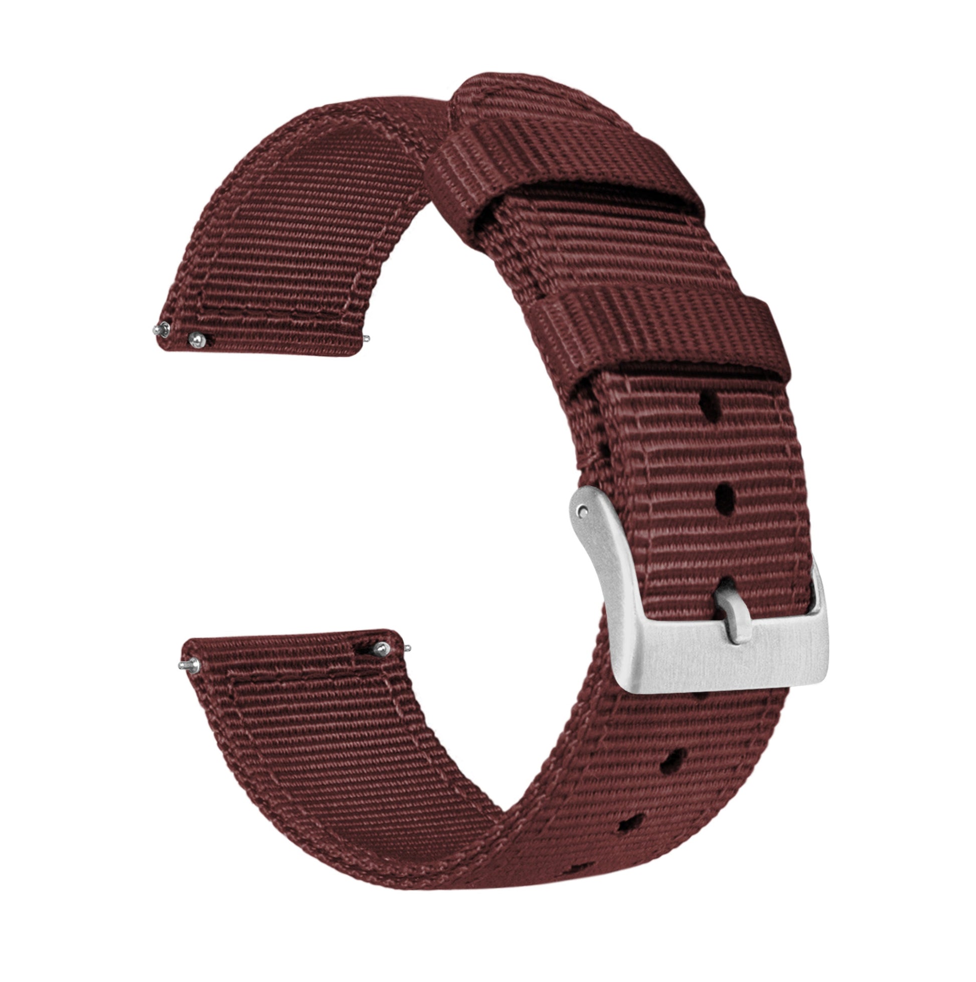 MOONSWATCH Bip | Two-Piece NATO Style | Merlot - Barton Watch Bands