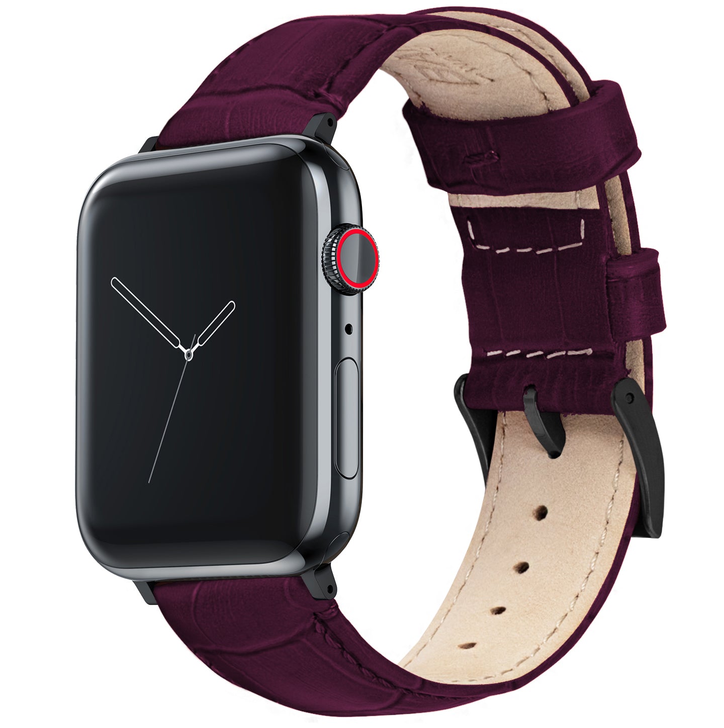Apple Watch | Merlot Alligator Grain Leather - Barton Watch Bands