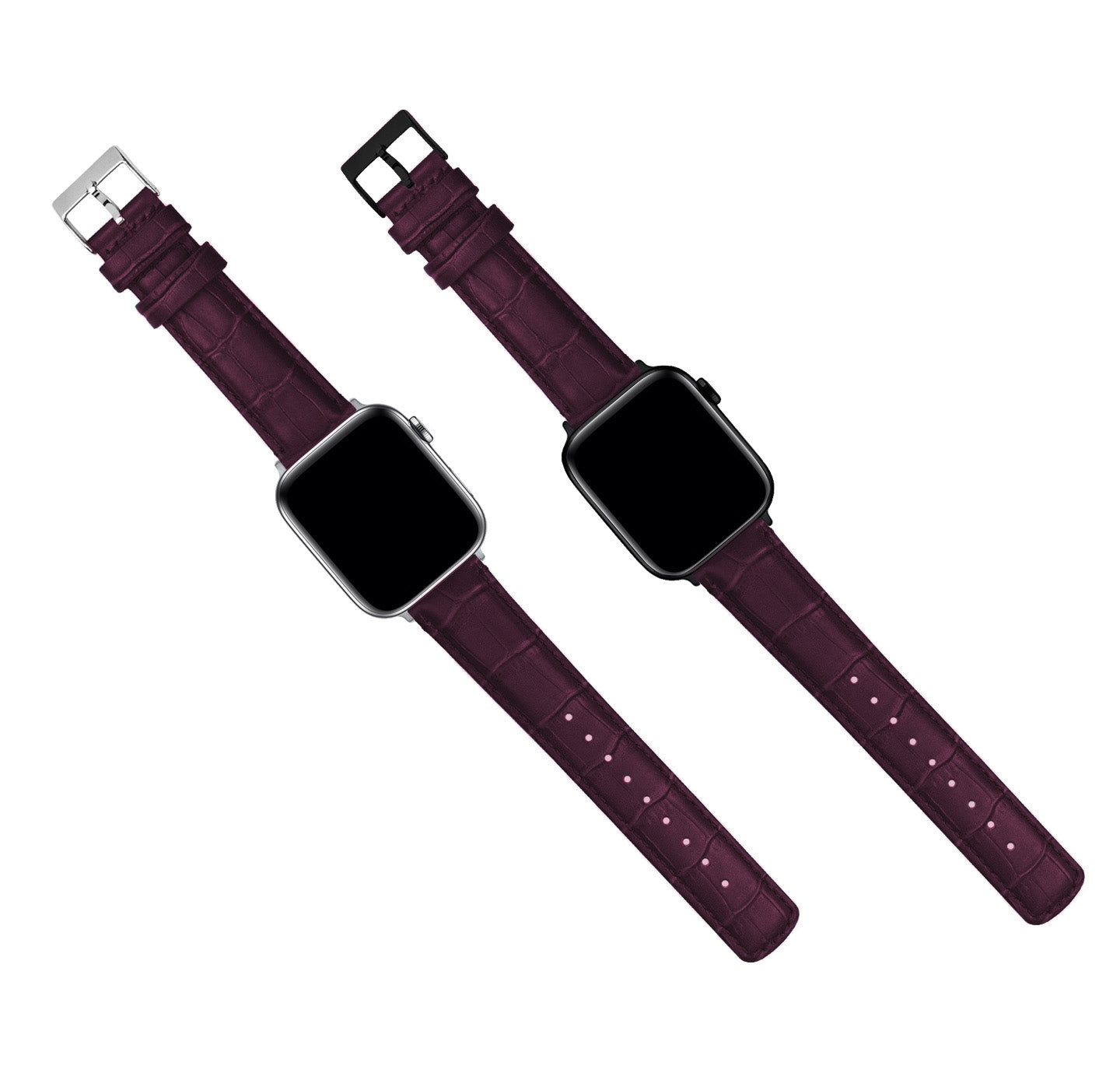 Apple Watch | Merlot Alligator Grain Leather - Barton Watch Bands