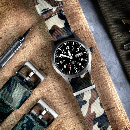 Forest Camouflage Elite Nylon NATO® Style Watch Band