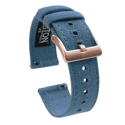 Samsung Galaxy Watch3 | Nantucket Blue Canvas - Barton Watch Bands