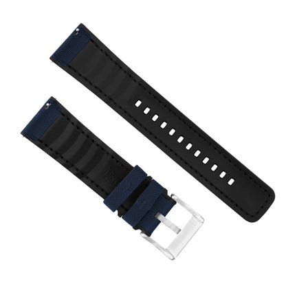 MOONSWATCH Bip | Cordrua Fabric & Silicone Hybrid | Navy Blue - Barton Watch Bands