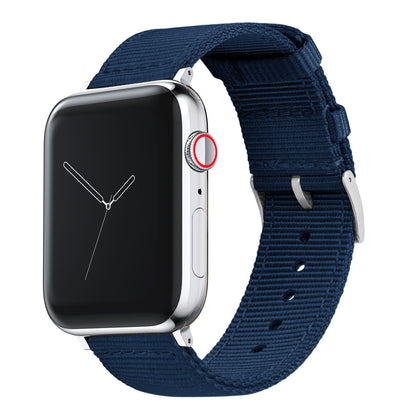 Apple Watch | Two-piece NATO Style | Navy Blue - Barton Watch Bands