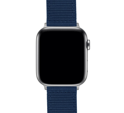 Apple Watch | Two-piece NATO Style | Navy Blue - Barton Watch Bands