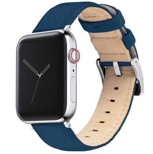 Apple Watch | Navy Blue Sailcloth - Barton Watch Bands