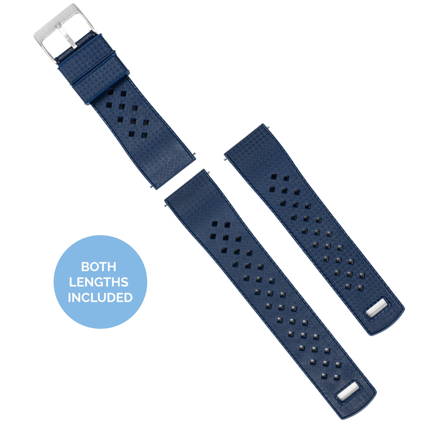 Fossil Q | Tropical-Style | Navy Blue - Barton Watch Bands