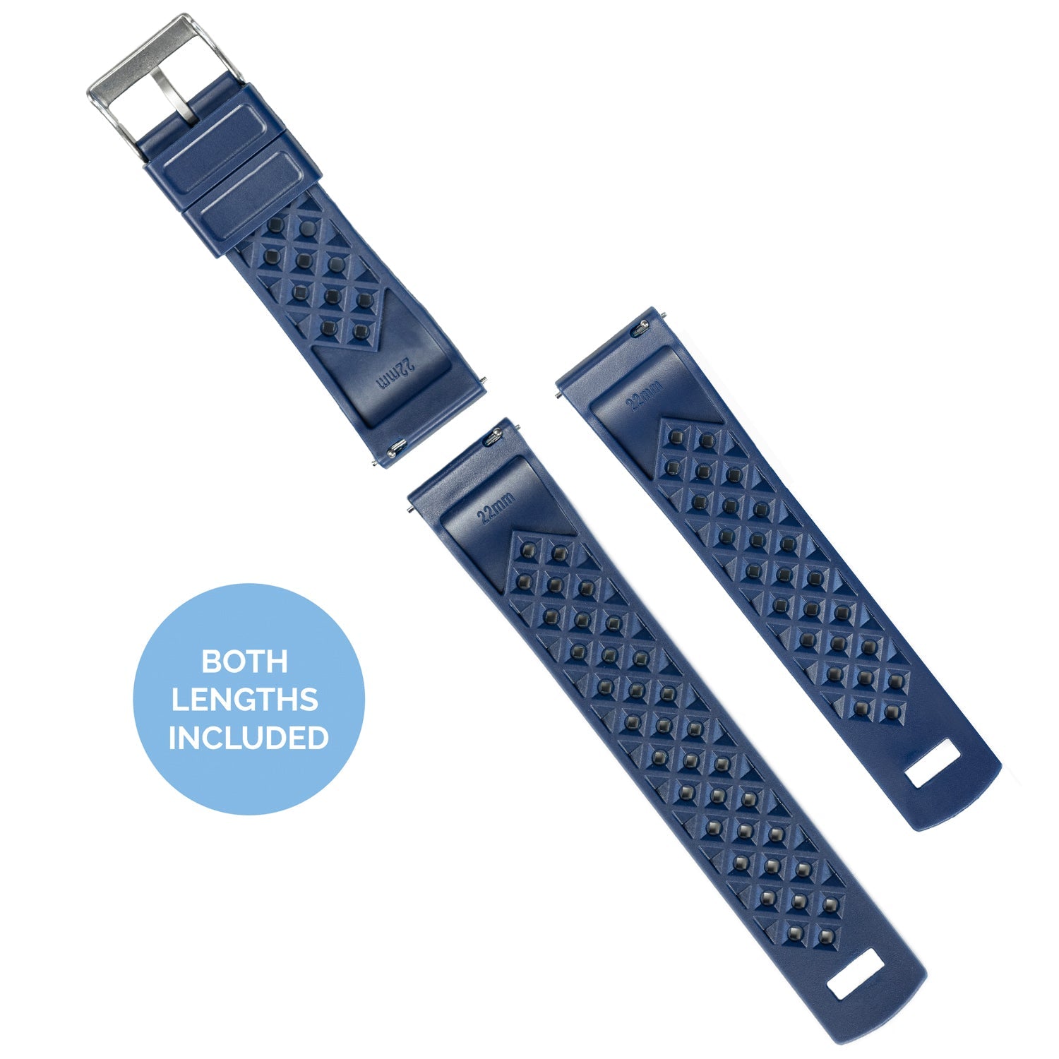 MOONSWATCH Bip | Tropical-Style | Navy Blue - Barton Watch Bands