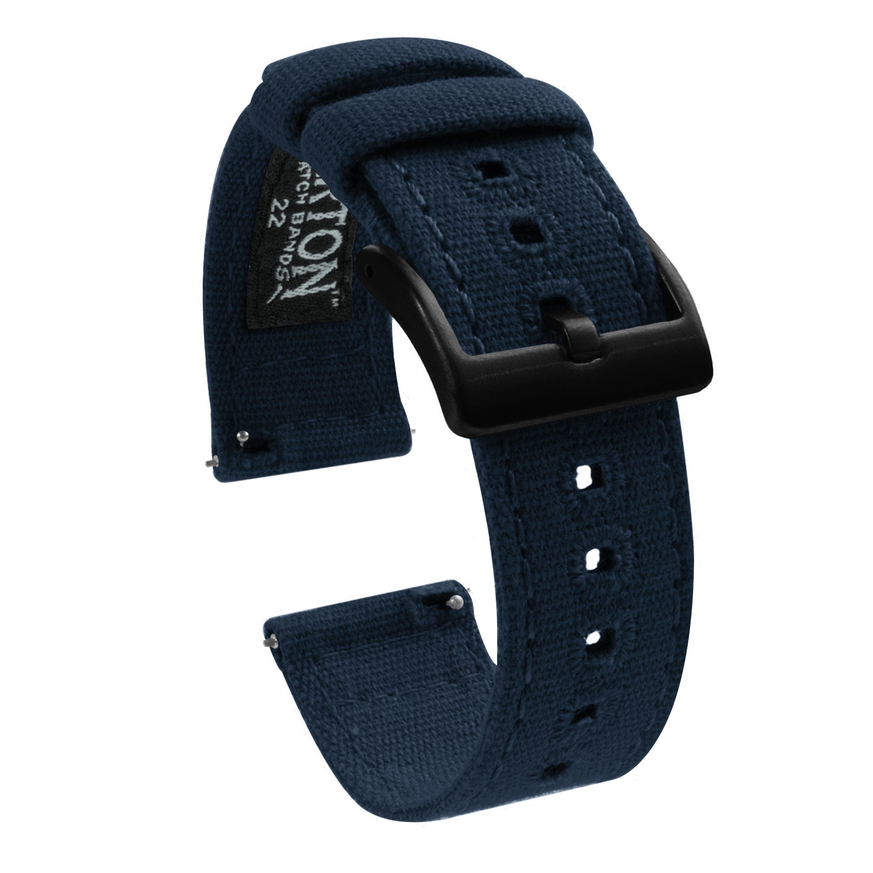 Navy Blue | Crafted Canvas - Barton Watch Bands