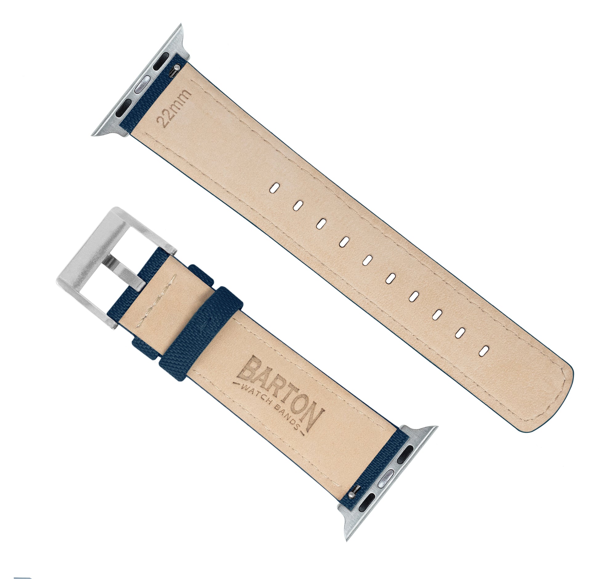 Apple Watch | Navy Blue Sailcloth - Barton Watch Bands