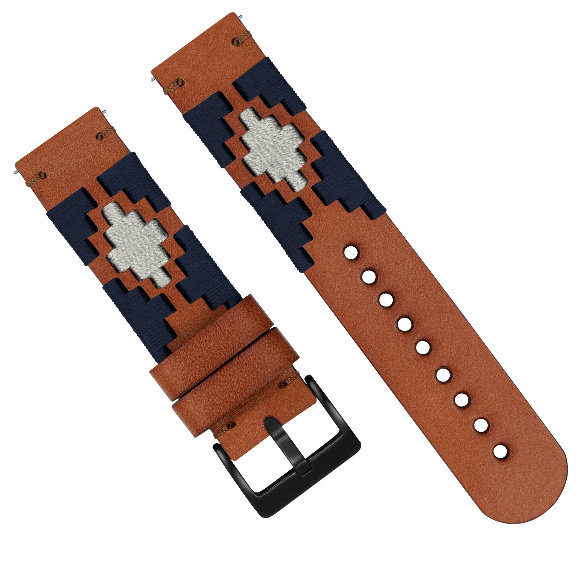 Navy & Linen | Gaucho - Barton Watch Bands