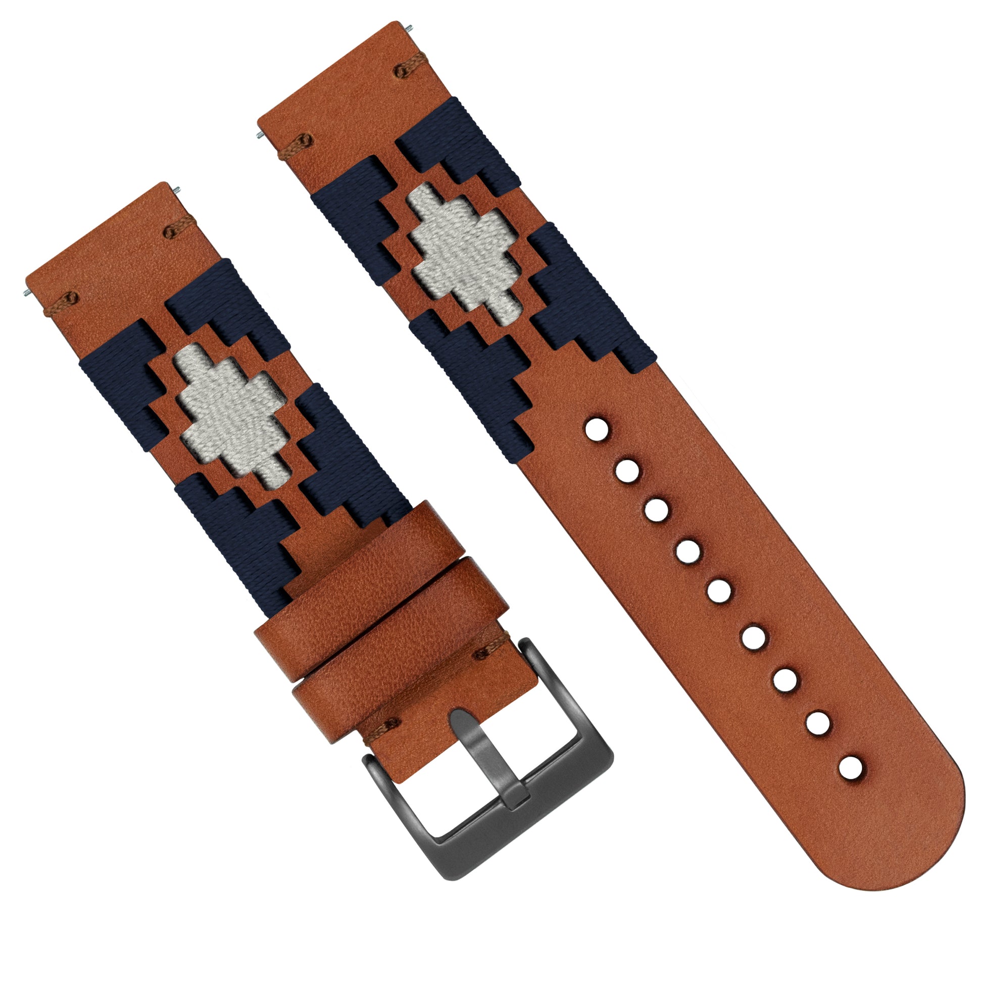 Navy & Linen | Gaucho - Barton Watch Bands