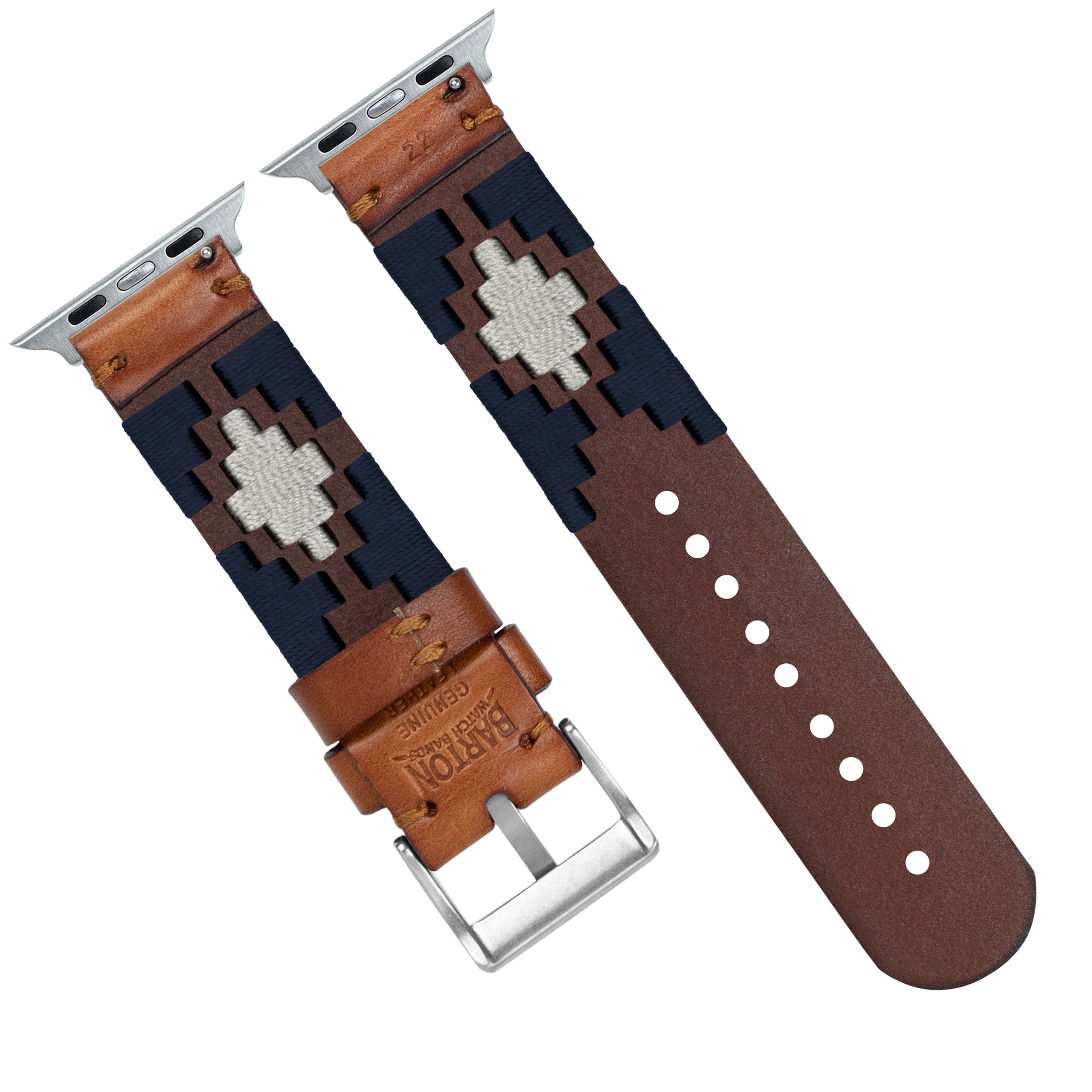 Apple Watch | Gaucho | Navy & Linen - Barton Watch Bands