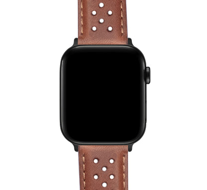 Apple Watch | Caramel Brown Racing Horween Leather - Barton Watch Bands