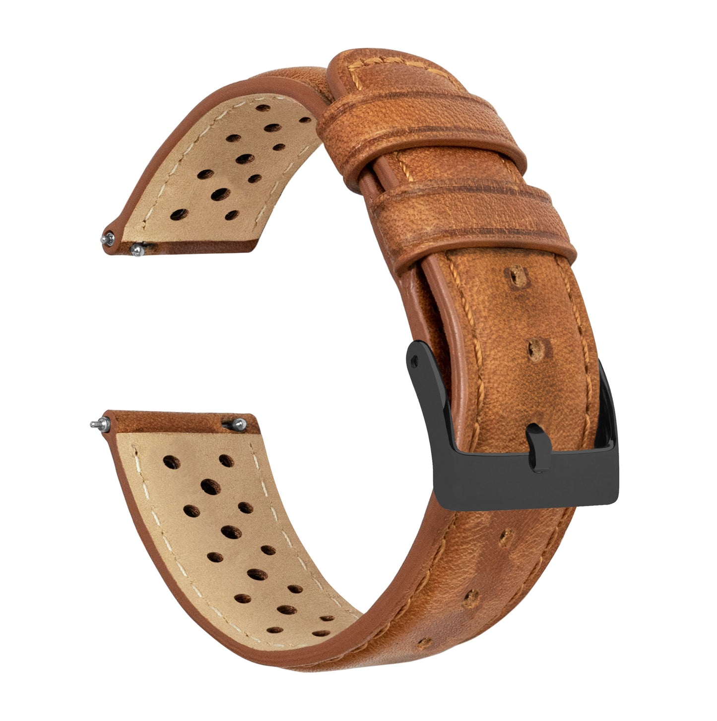 Caramel Brown | Racing Horween Leather - Barton Watch Bands