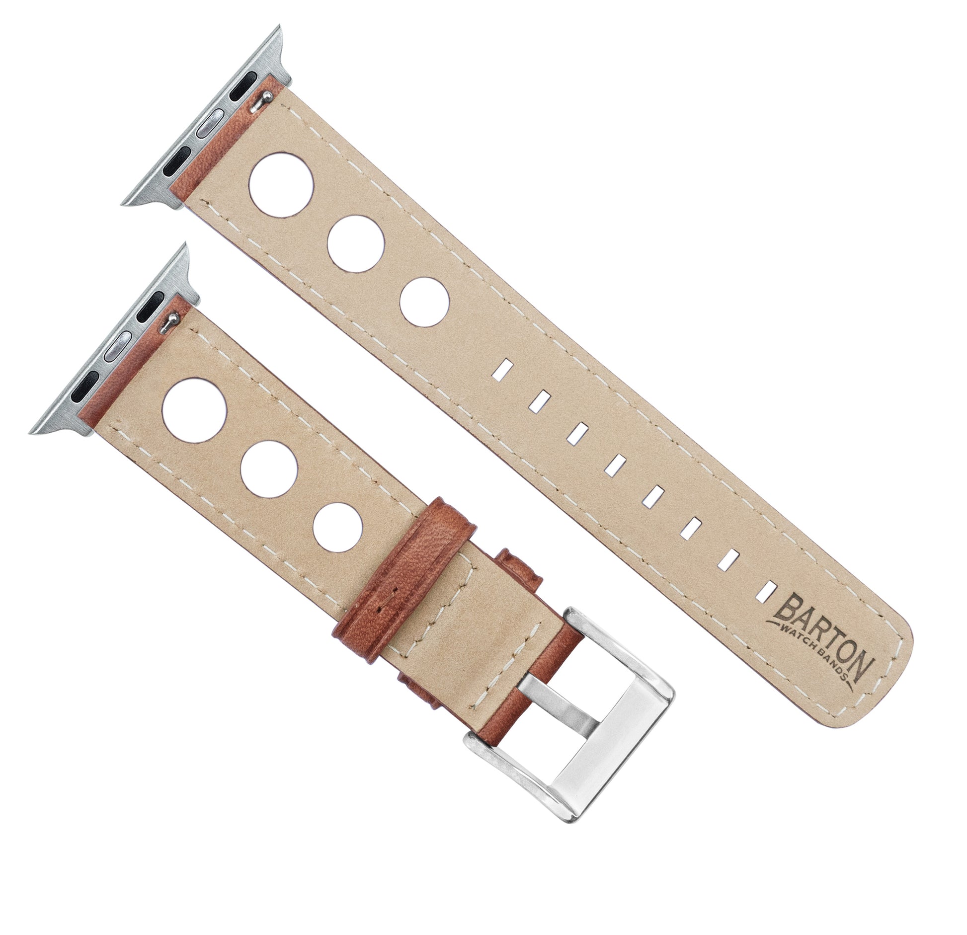 Apple Watch | Caramel Brown Rally Horween Leather - Barton Watch Bands