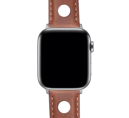 Apple Watch | Caramel Brown Rally Horween Leather - Barton Watch Bands