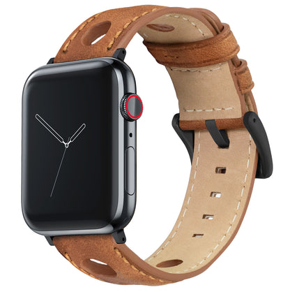 Apple Watch | Caramel Brown Rally Horween Leather - Barton Watch Bands