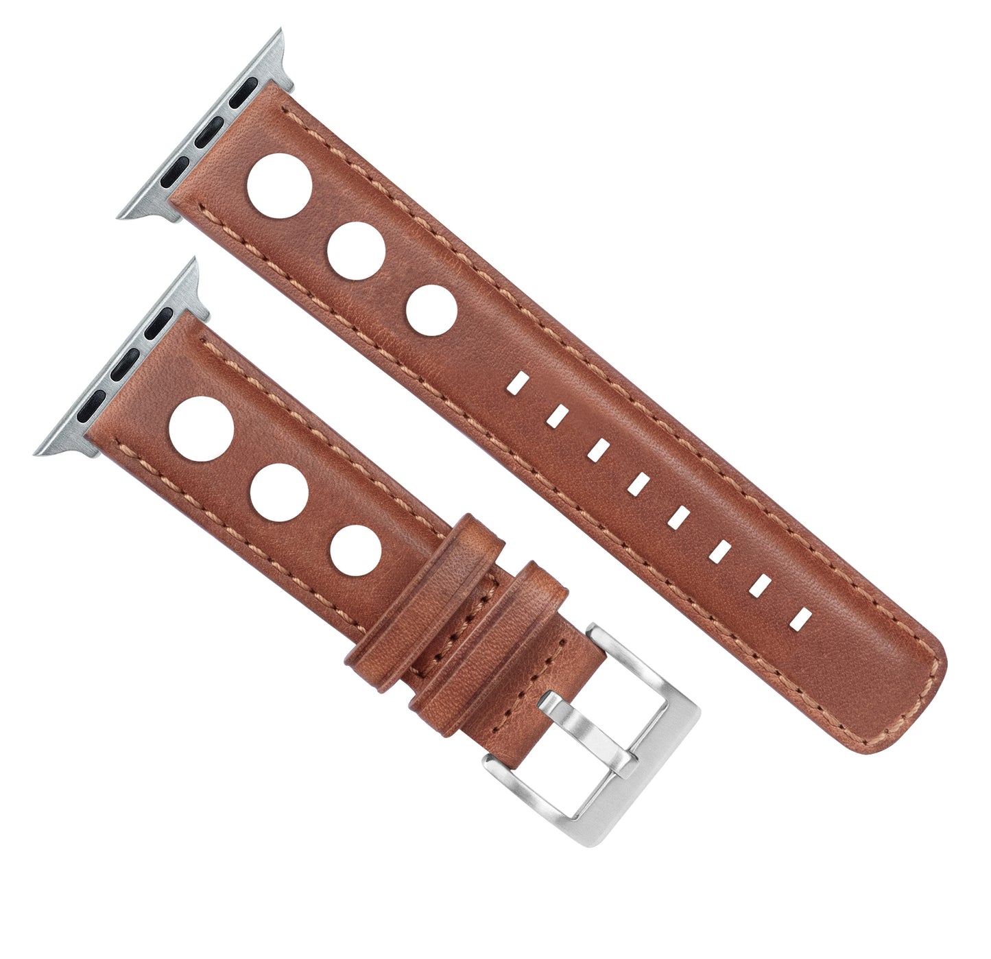 Apple Watch | Caramel Brown Rally Horween Leather - Barton Watch Bands