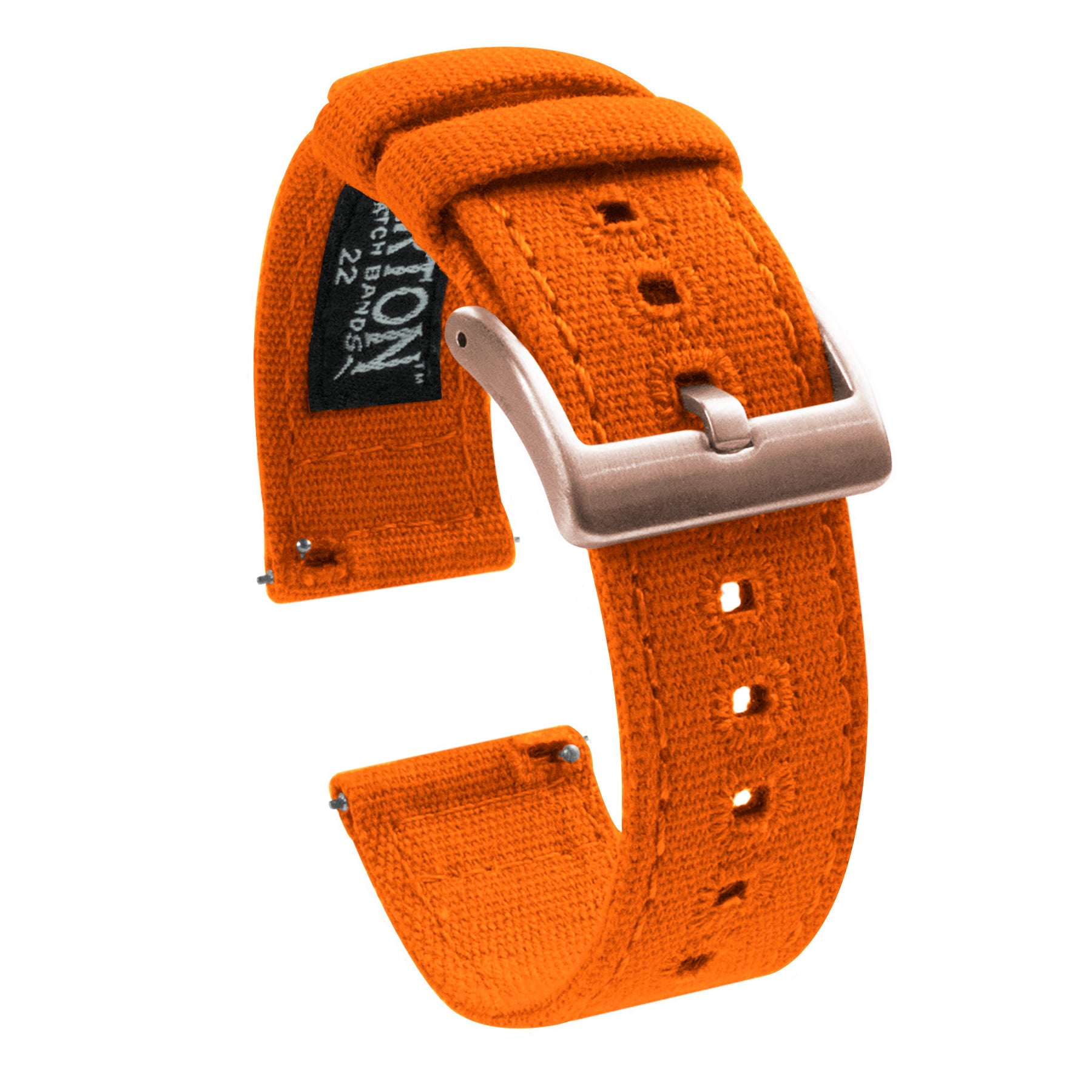 Samsung Galaxy Watch | Pumpkin Orange Canvas - Barton Watch Bands