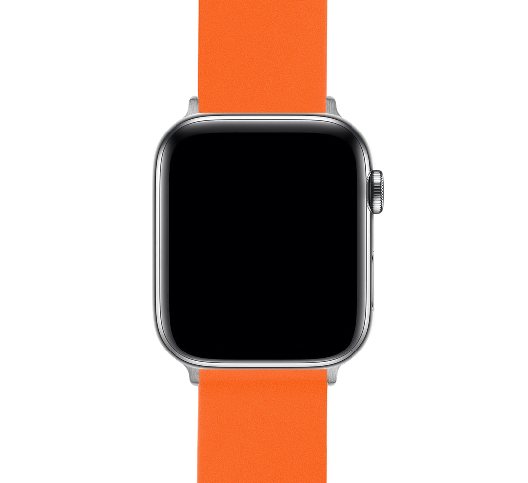 Apple Silicone Pumpkin Orange Watch Band