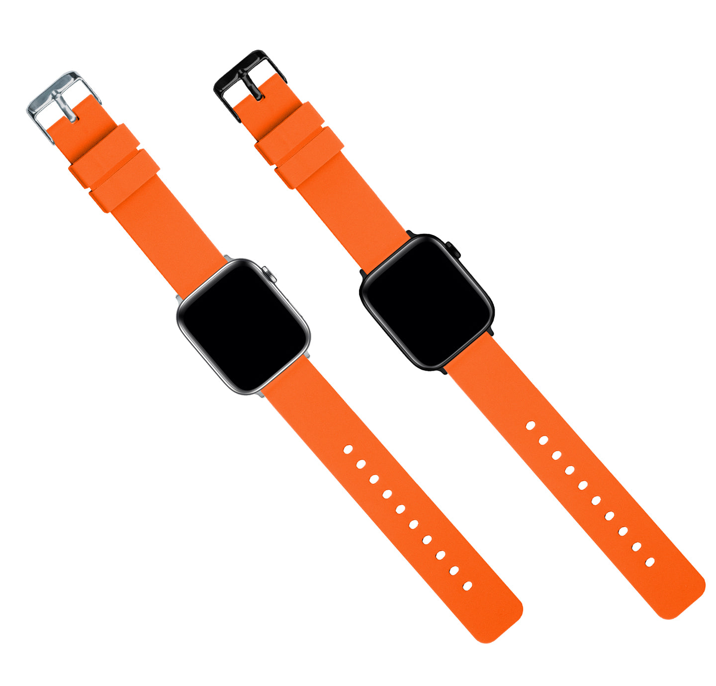 Apple Silicone Pumpkin Orange Watch Band