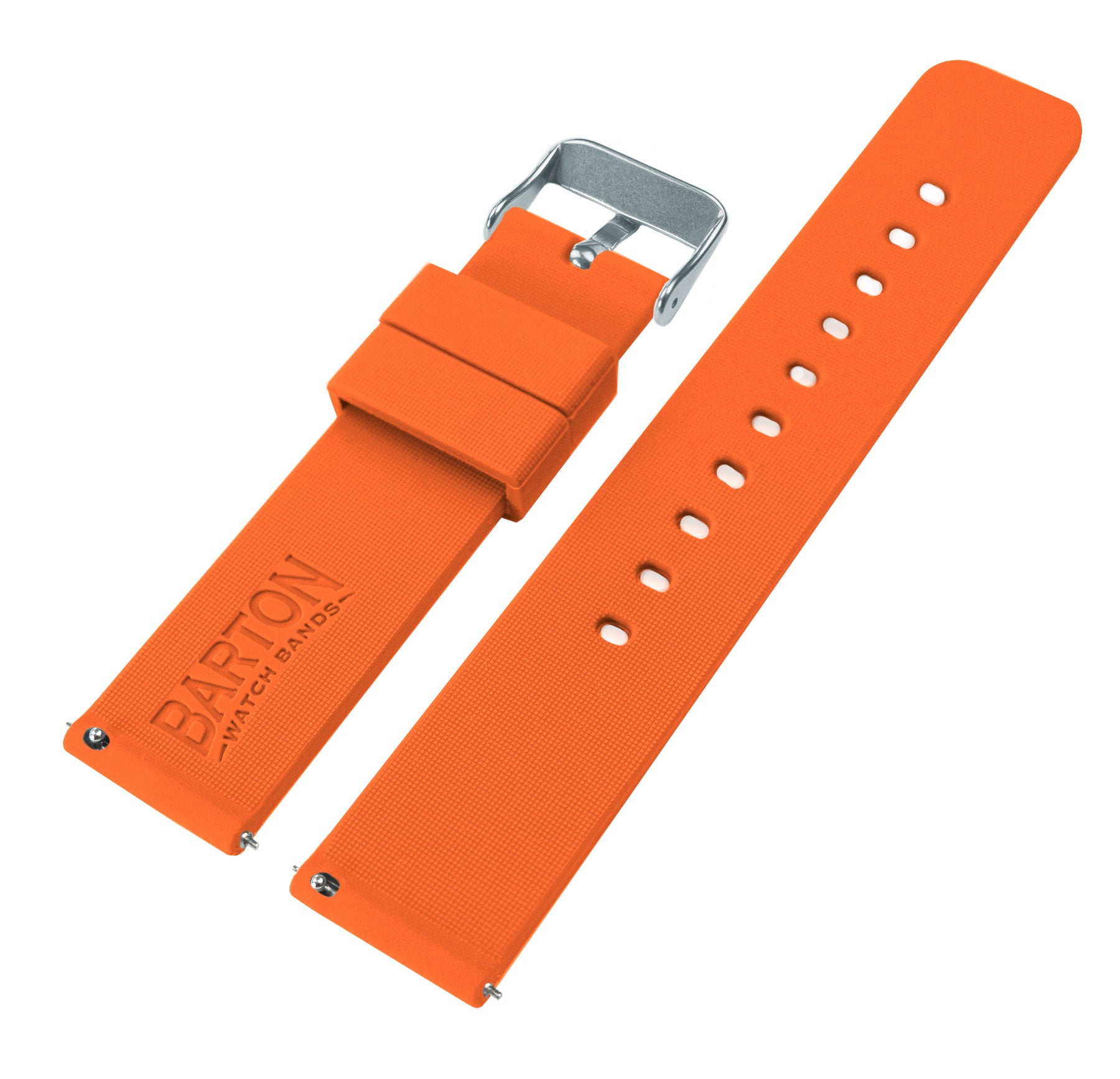 Samsung Galaxy Watch4 | Silicone | Pumpkin Orange - Barton Watch Bands