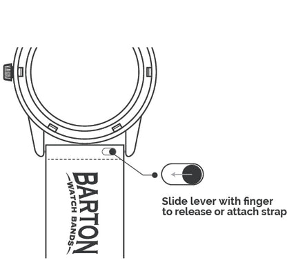 Apple Watch | Black Racing Horween Leather - Barton Watch Bands