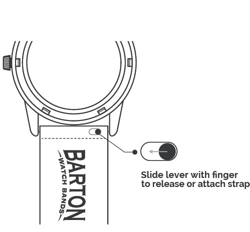 Samsung Galaxy Watch3 | Black Leather &  Stitching - Barton Watch Bands