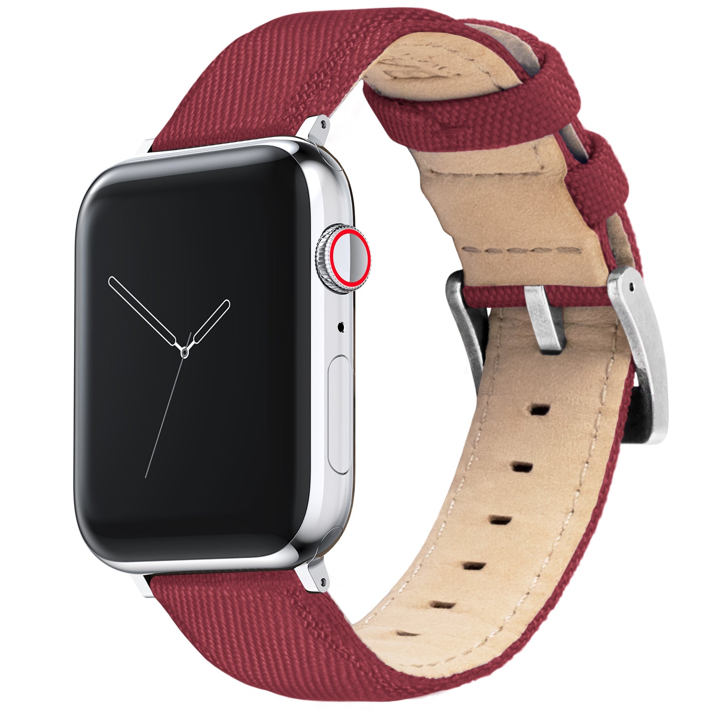 Apple Watch | Red Raspberry Sailcloth - Barton Watch Bands